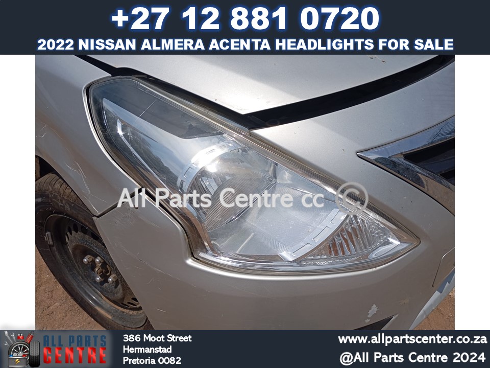 2022 Nissan Almera Acenta Headlights Used for Sale 2022 Nissan Almera Acenta Headlights Used for Sale