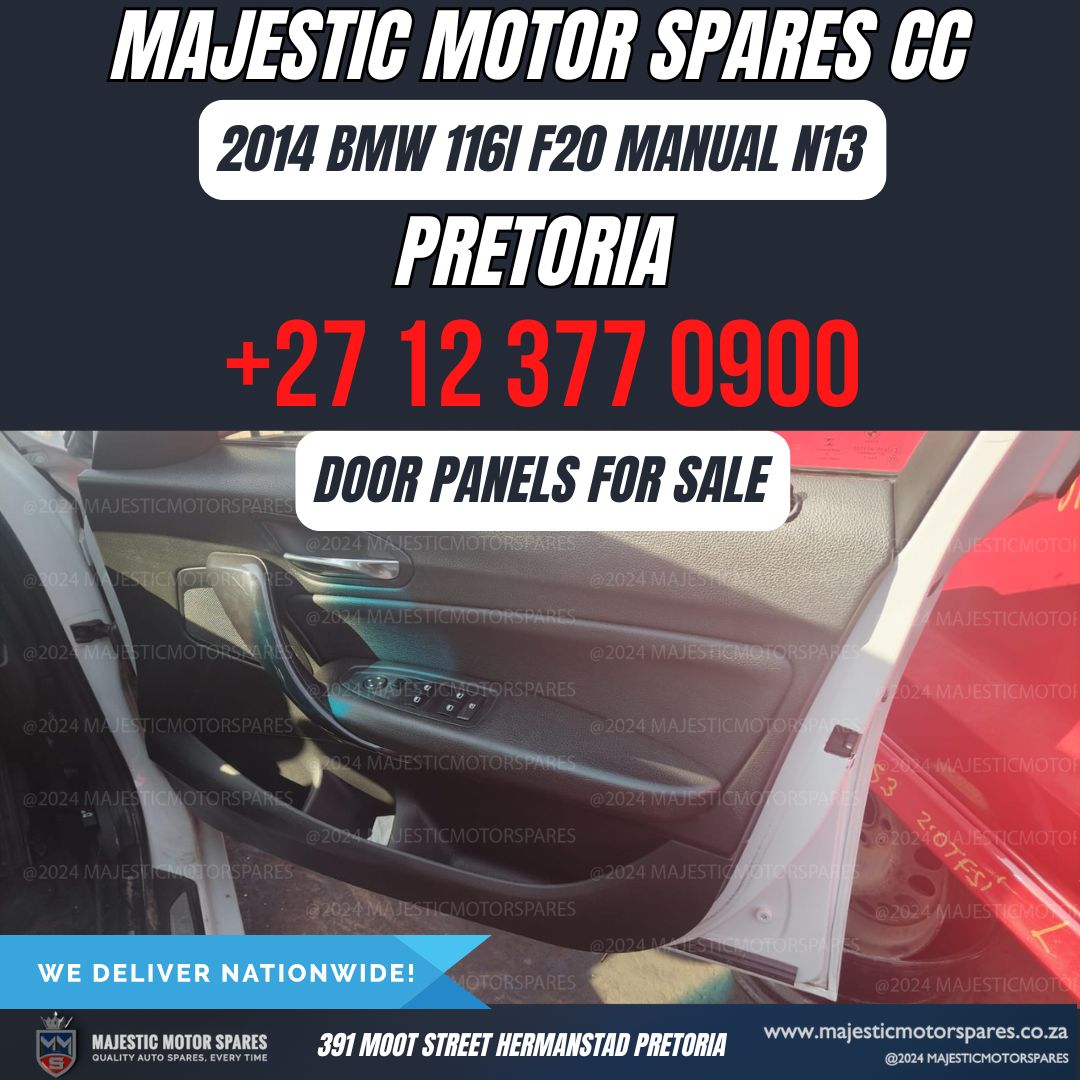 2014 BMW 116i F20 Door Panels – Excellent Condition