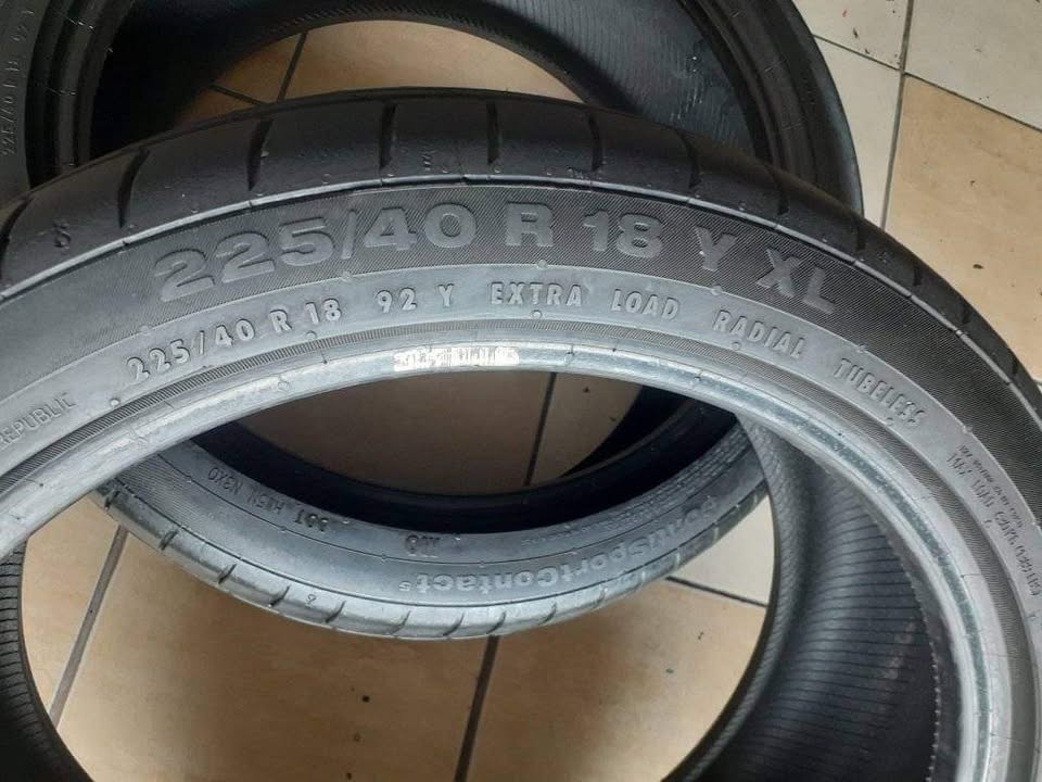 225/40/18 Continental Tyres for Sale. - Private Seller