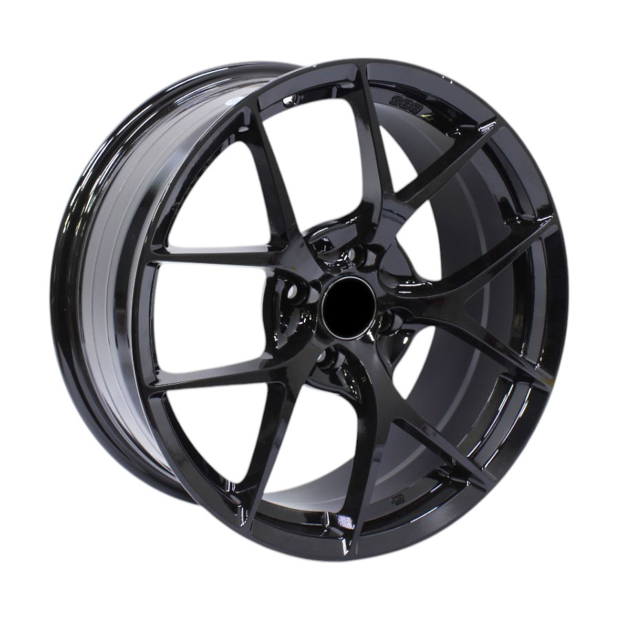17″ S318 4/100 Black Alloy Wheels