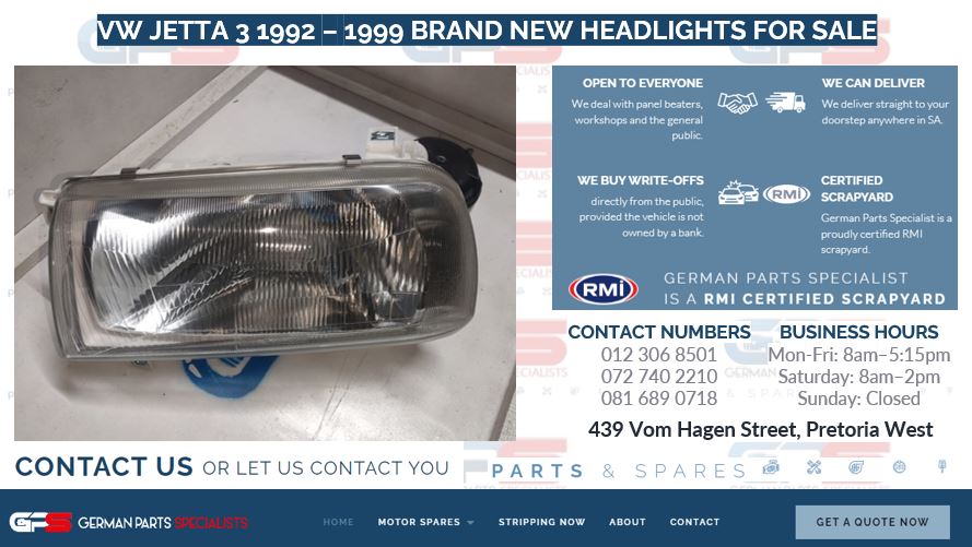 VW JETTA 3 1992 – 1999 BRAND NEW HEADLIGHTS FOR SALE - Private Seller VW JETTA 3 1992 – 1999 BRAND NEW HEADLIGHTS FOR SALE - Private Seller