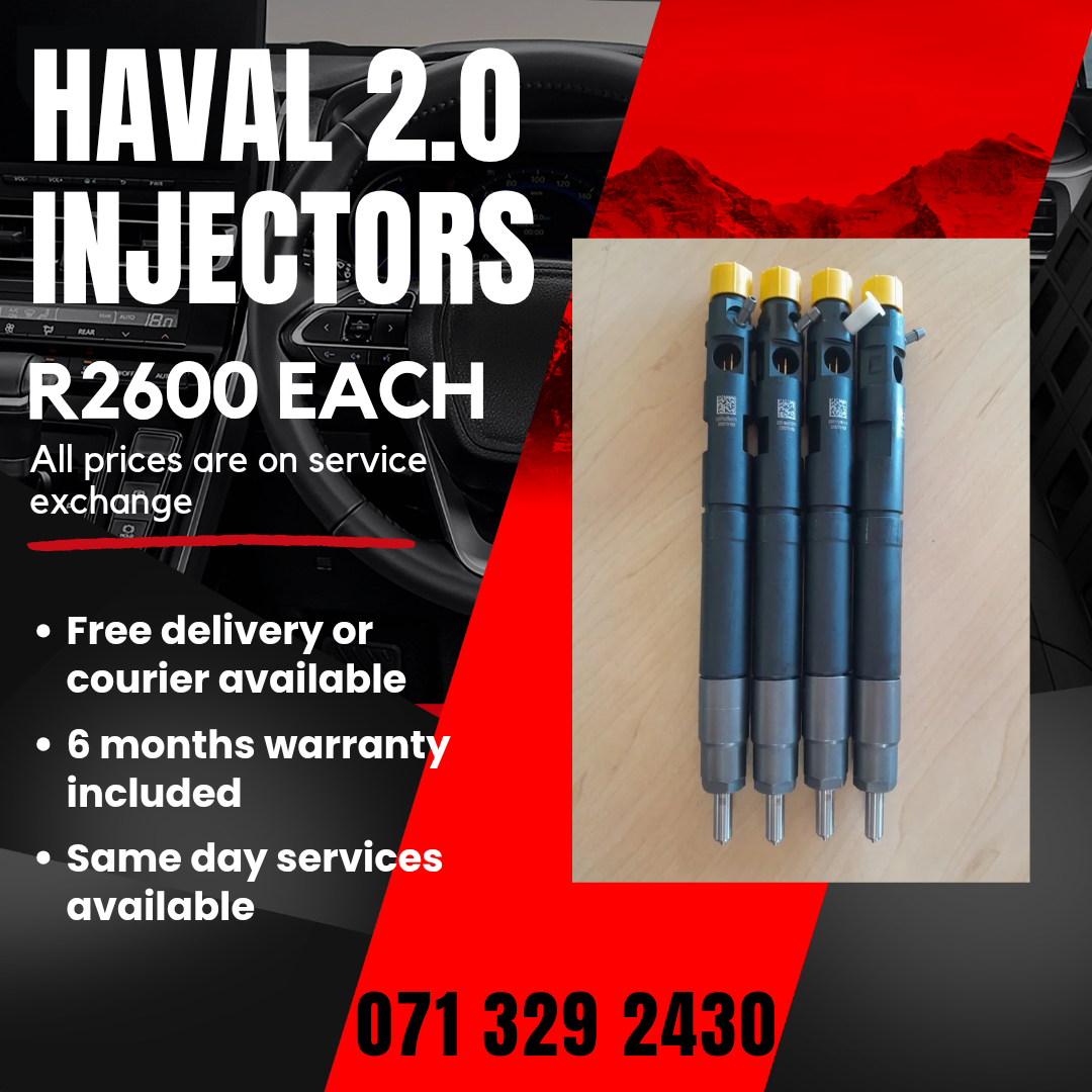 HAVAL 2.0 INJECTORS FOR SALE WITH WARRANTY ON - Private Seller HAVAL 2.0 INJECTORS FOR SALE WITH WARRANTY ON - Private Seller