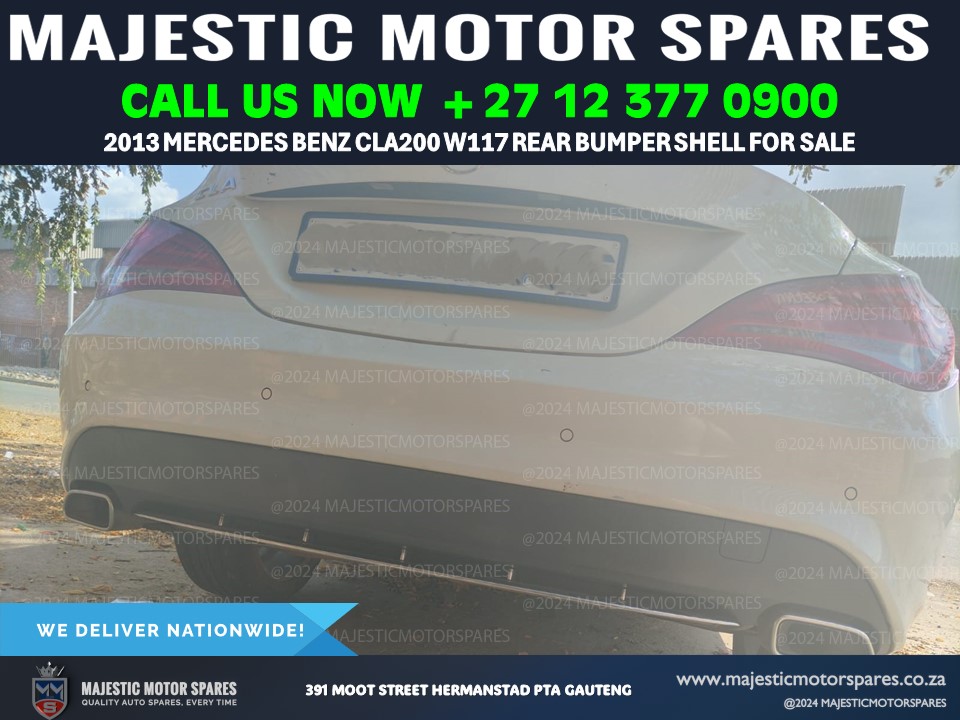 Mercedes CLA200 W117 Vehicle Rear Bumper Shell for Sale (Used) - Private Seller Mercedes CLA200 W117 Vehicle Rear Bumper Shell for Sale (Used) - Private Seller