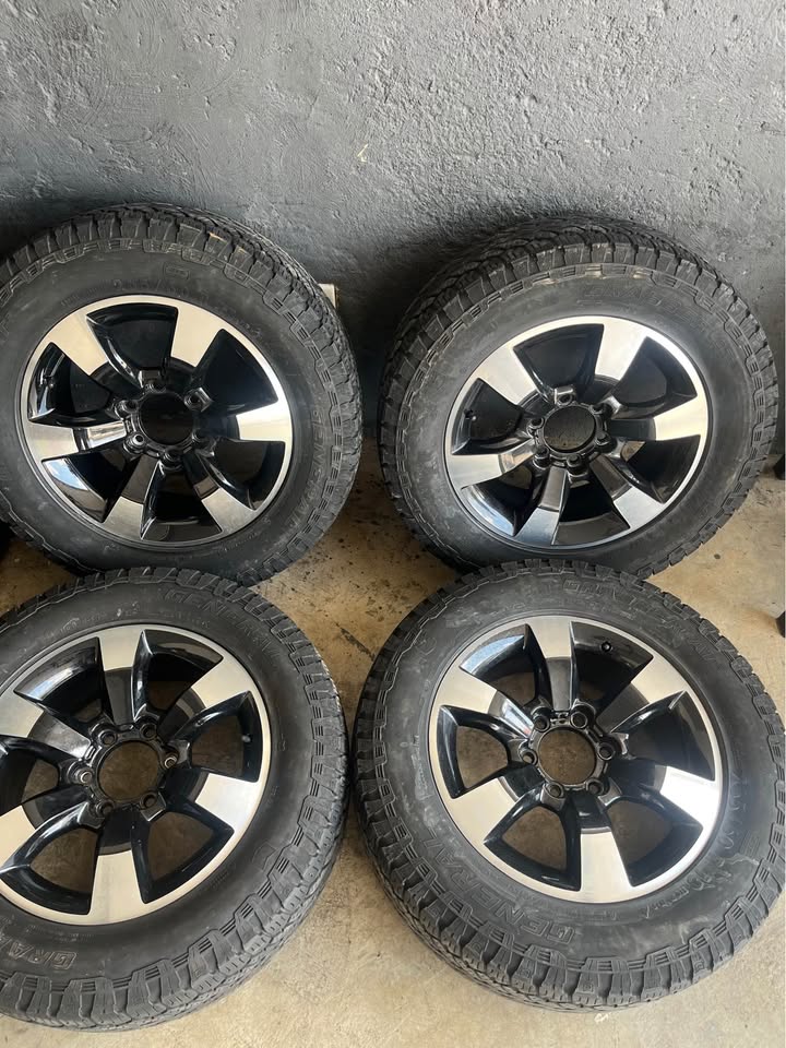 Isuzu 18” Mag Rims (With used Tyres) - Private Seller Isuzu 18” Mag Rims (With used Tyres) - Private Seller
