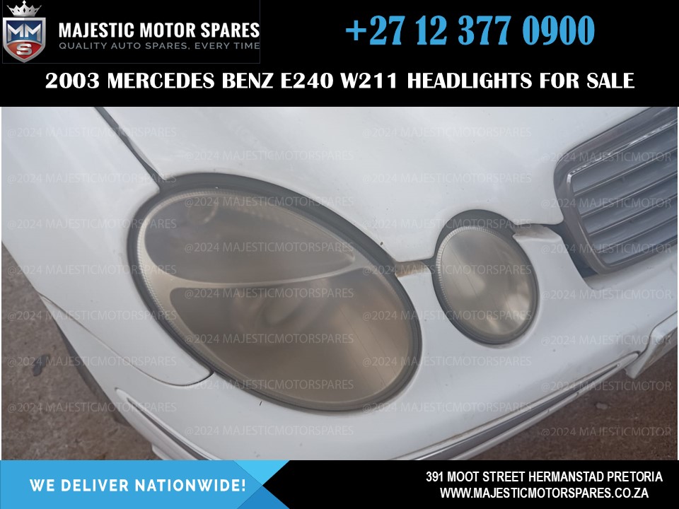 2003 Mercedes Benz E240 W211 Headlights for Sale - Used - Private Seller 2003 Mercedes Benz E240 W211 Headlights for Sale - Used - Private Seller