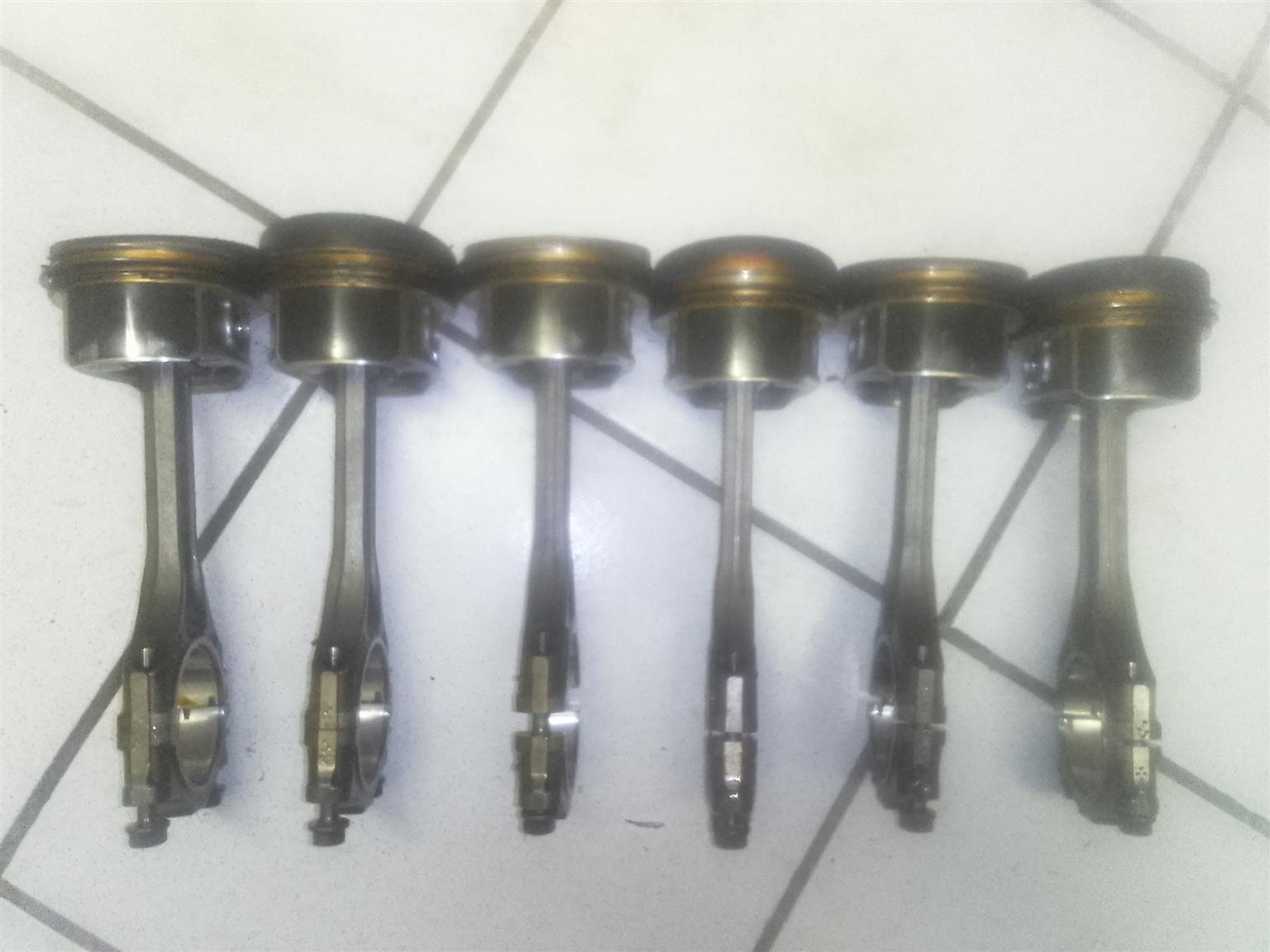 VW / AUDI 3.2 VR6 24v BUB set of CONRODS + PISTONS for sale - Private Seller