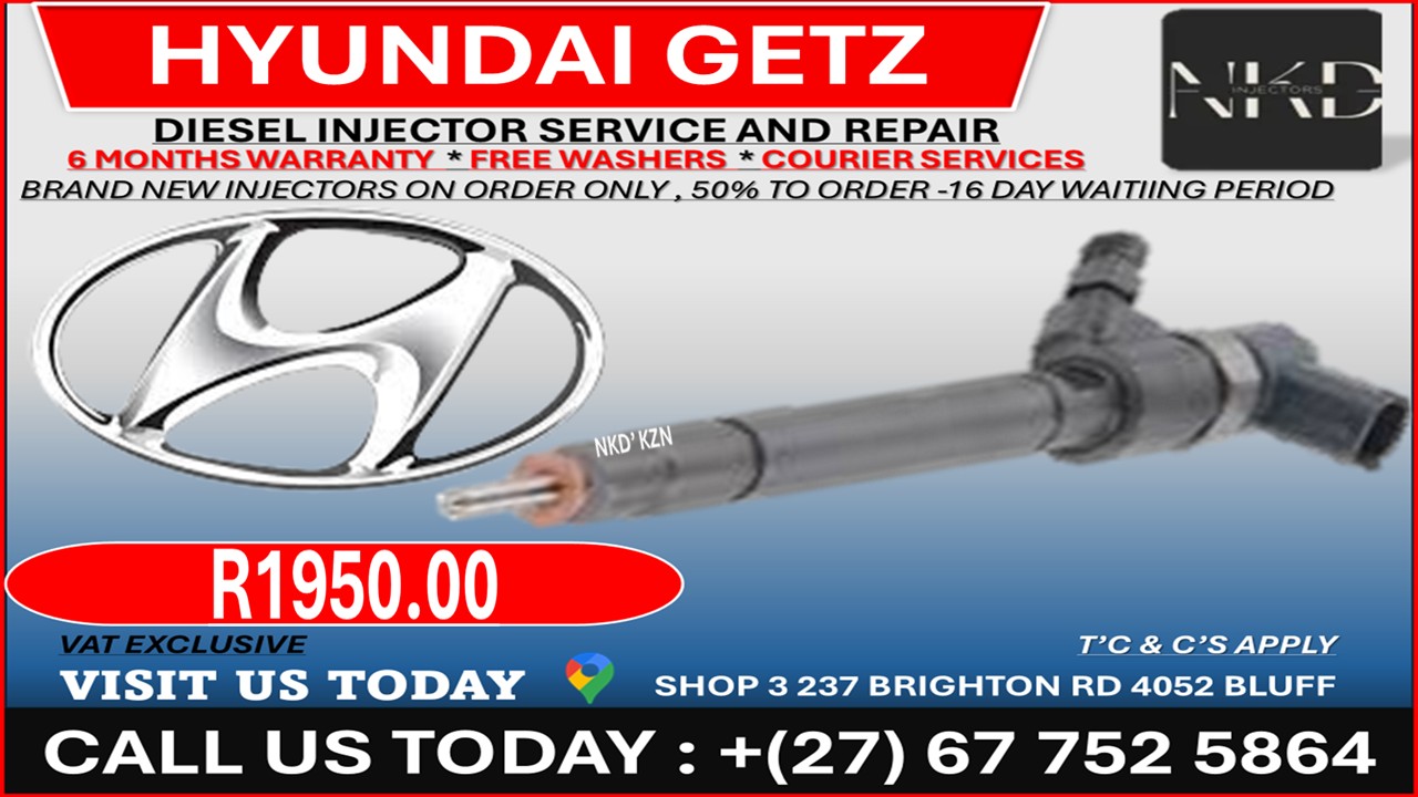 Hyundai Getz Diesel Injectors on Recondition - Private Seller Hyundai Getz Diesel Injectors on Recondition - Private Seller