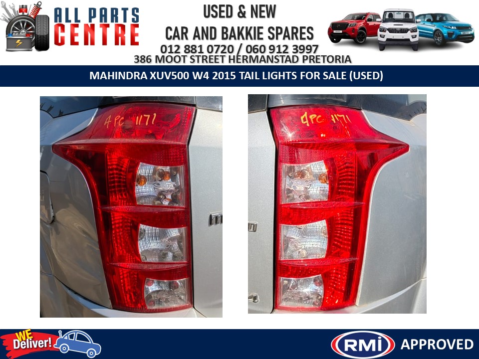 Mahindra XUV500 W4 2015 Tail Lights for Sale (Used)