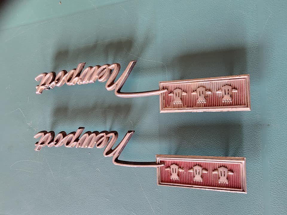 1967 Chrysler Newport Quarter Panel Emblem - Private Seller 1967 Chrysler Newport Quarter Panel Emblem - Private Seller
