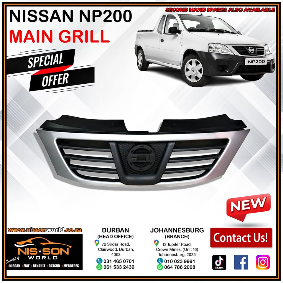 NISSAN NP200 MAIN GRILL - Private Seller NISSAN NP200 MAIN GRILL - Private Seller