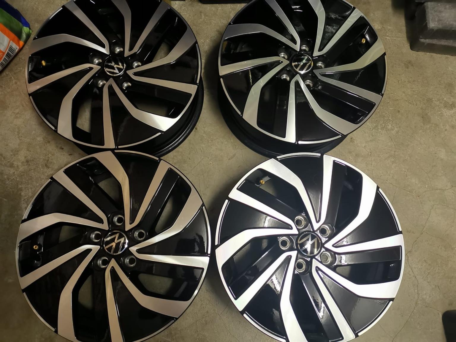 15 Inch Vw Polo Tsi Vivo Golf Original New Mags Set (5x100 Pcd). 