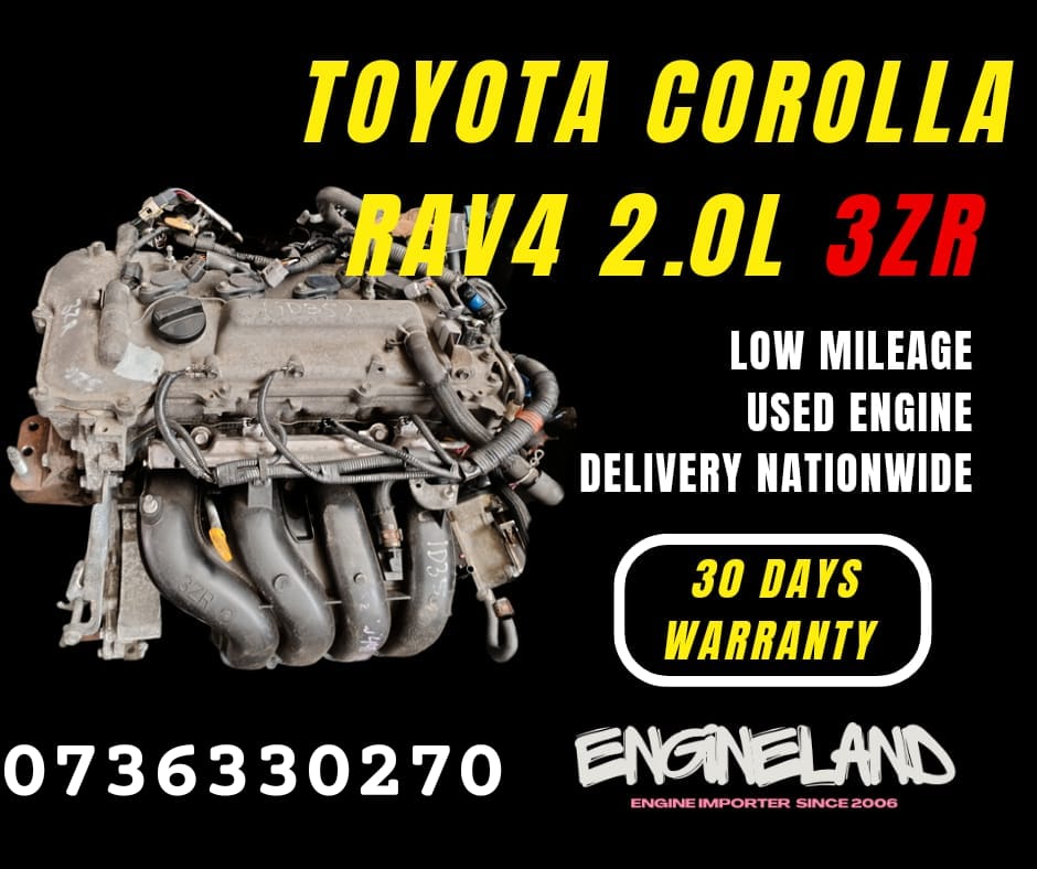 TOYOTA COROLLA RAV4 2.0L 3ZR ENGINE. - Private Seller