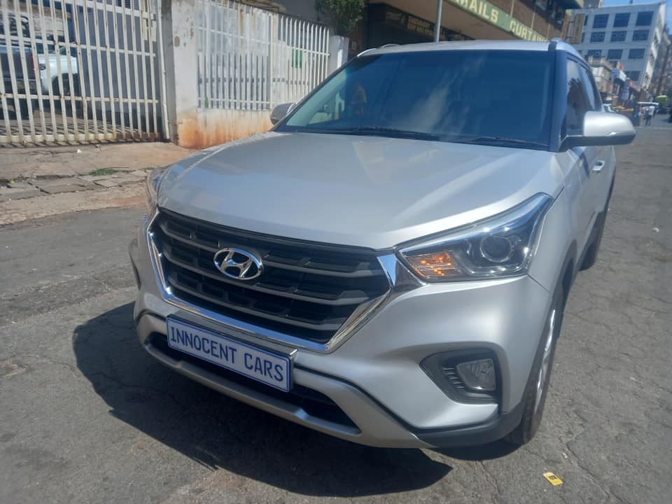 2019 HYUNDAI CRETA 1.5 PETROL, AUTOMATIC TRANSMISSION, SILVER COLOUR, MILEAGE