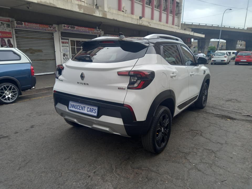 2021 RENAULT KIGER XTRONIC, 1.0 PETROL TURBO ENGINE, MANUAL, MILEAGE 57000KM, WHITE COLOR