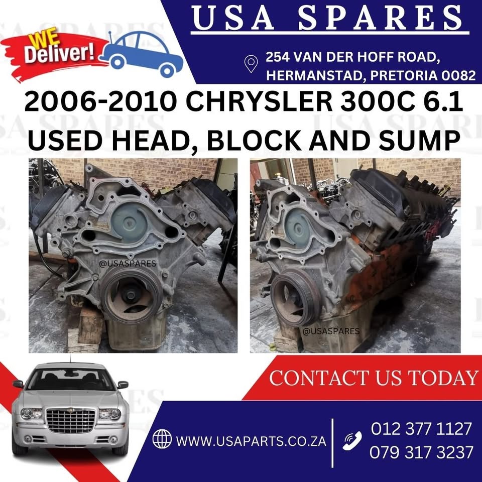 Second-Hand 2006-2010 Chrysler 300C 6.1 Engine In Stock - Private Seller Second-Hand 2006-2010 Chrysler 300C 6.1 Engine In Stock - Private Seller