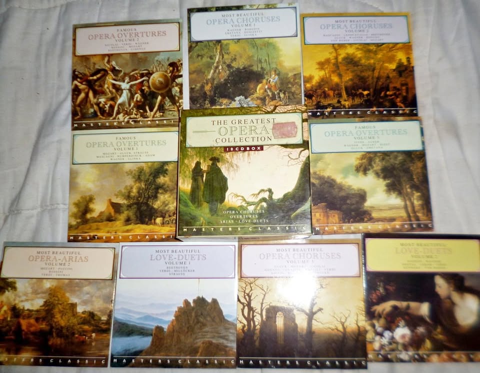 The Greatest OPERA Collection . 10 Cd Box
