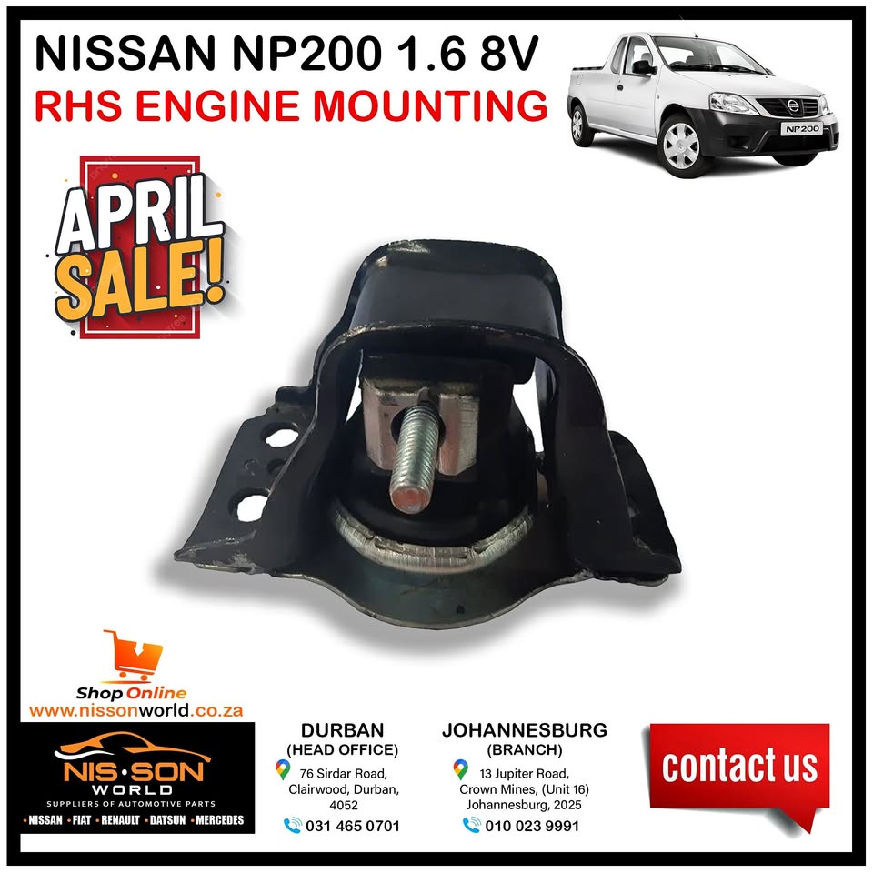 NISSAN NP200 ENGINE MOUNTING - Private Seller NISSAN NP200 ENGINE MOUNTING - Private Seller