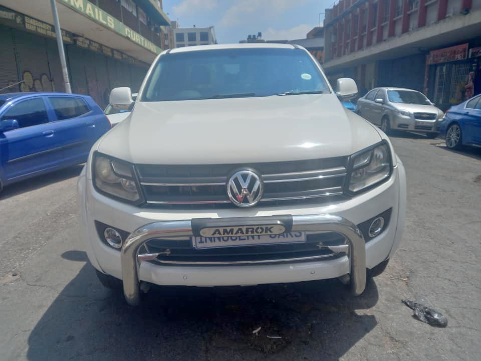 2014 VW AMAROK 2.0 DIESEL, AUTOMATIC TRANSMISSION, WHITE COLOUR, MILEAGE