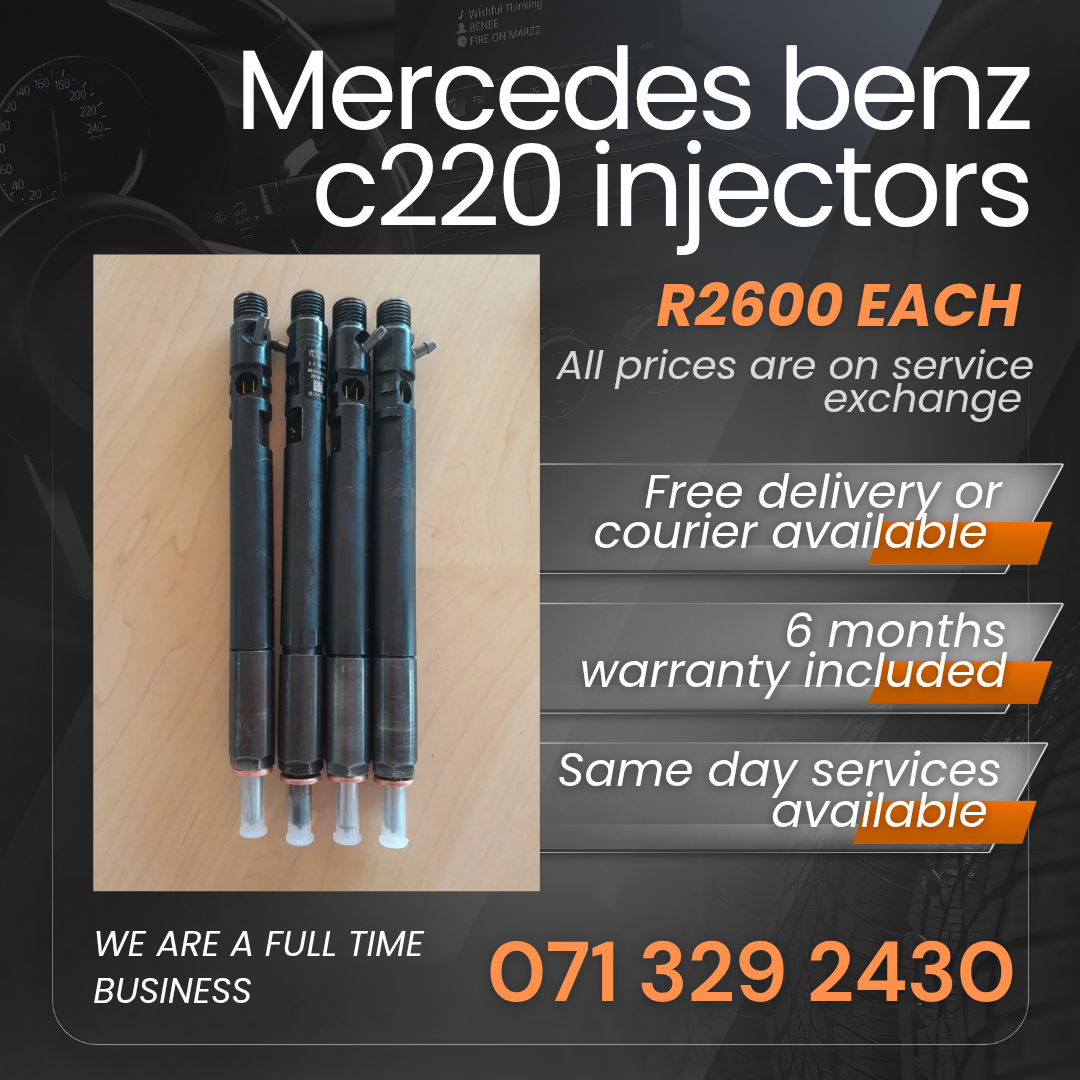 MERCEDES BENZ C220 DIESEL INJECTORS FOR SALE WITH WARRANTY - Private Seller MERCEDES BENZ C220 DIESEL INJECTORS FOR SALE WITH WARRANTY - Private Seller