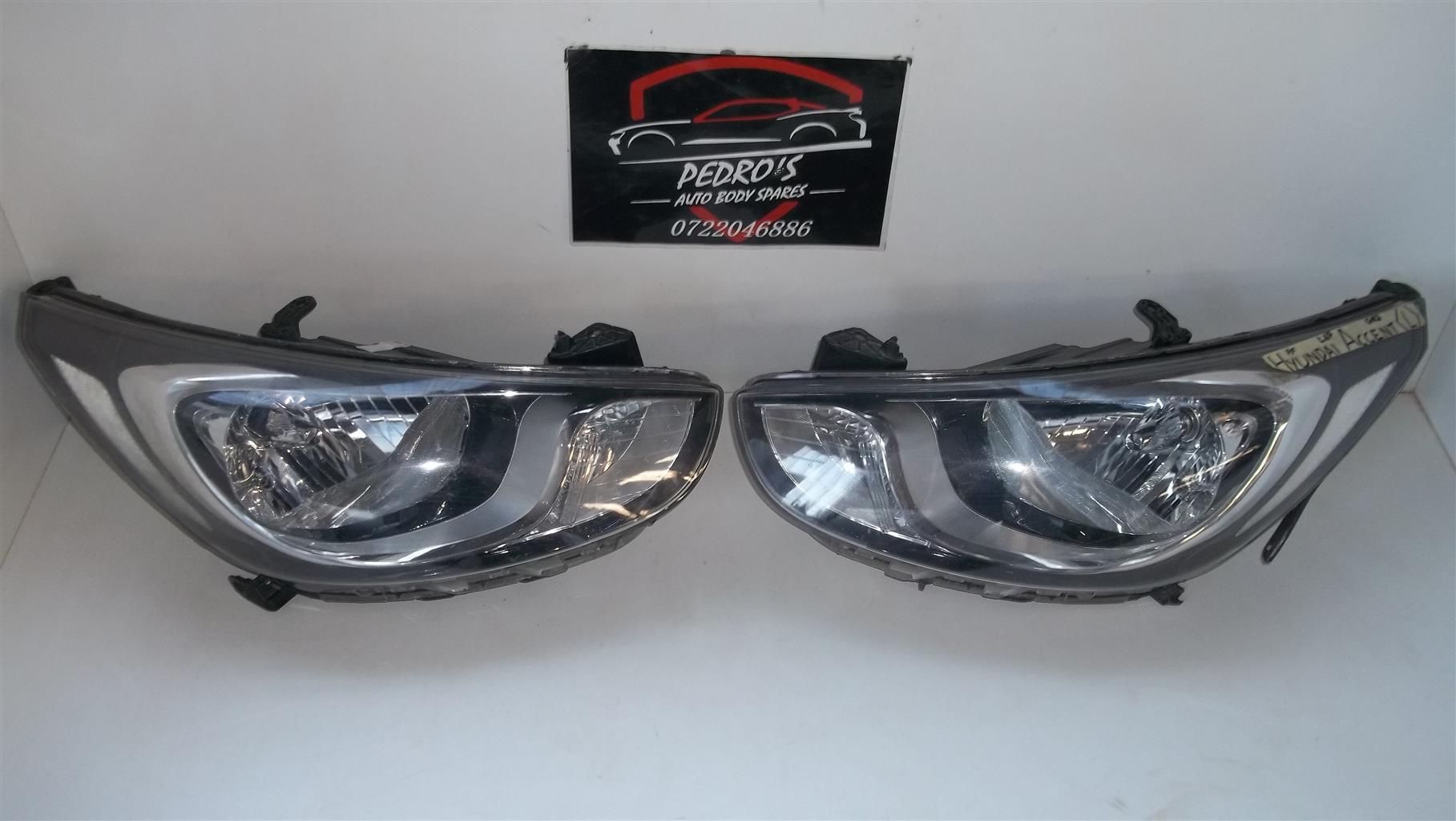 Hyundai Accent Headlights (L&R) (SOLD AS A SET) - Private Seller Hyundai Accent Headlights (L&R) (SOLD AS A SET) - Private Seller