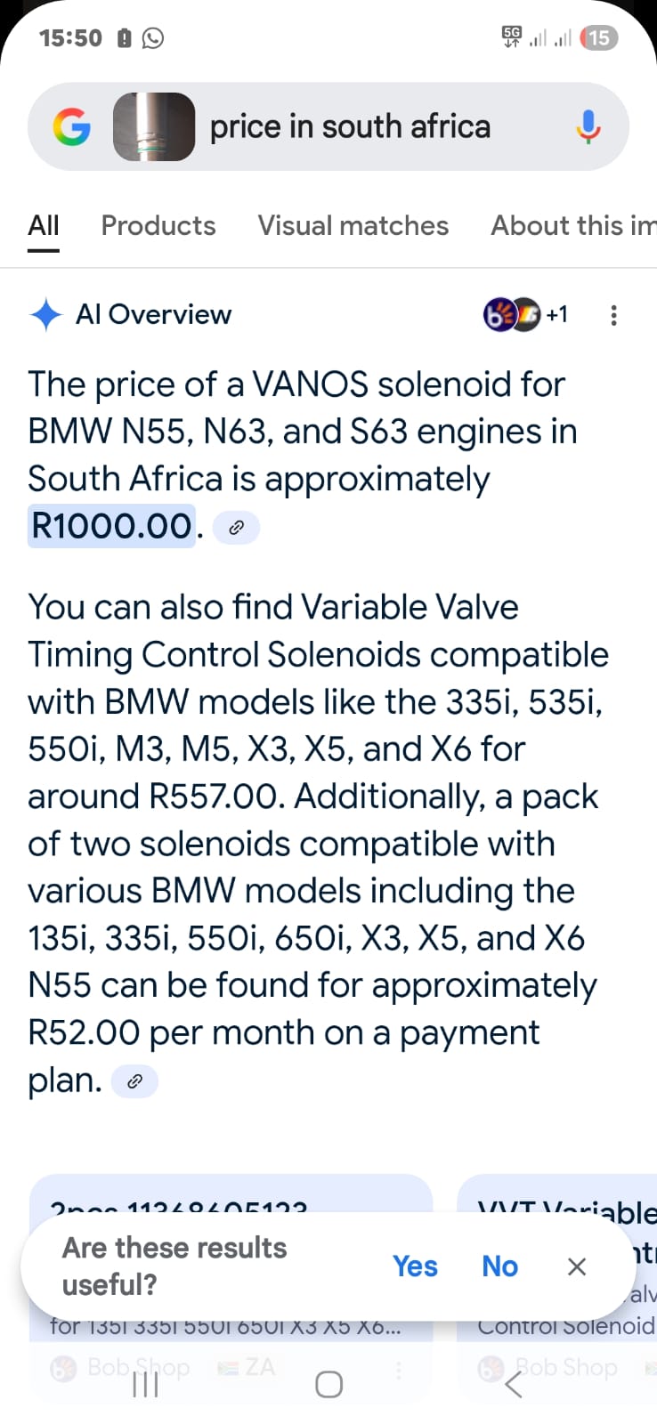 BMW SOLENOIDS BRAND NEW - Private Seller