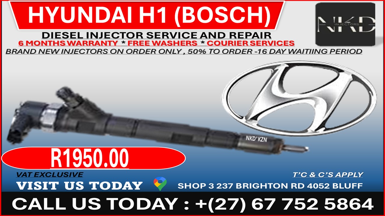 Hyundai H1 Bosch Diesel Injectors on Recondition - Private Seller Hyundai H1 Bosch Diesel Injectors on Recondition - Private Seller