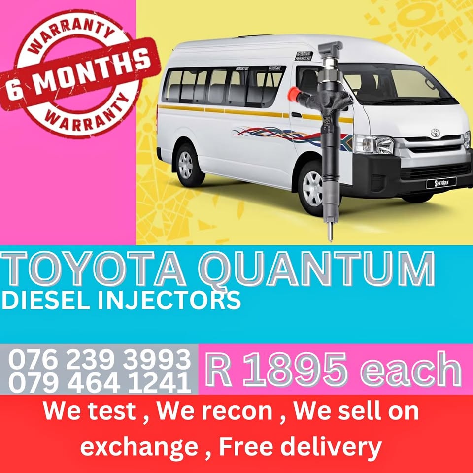 TOYOTA QUANTUM DIESEL INJECTORS - Private Seller TOYOTA QUANTUM DIESEL INJECTORS - Private Seller