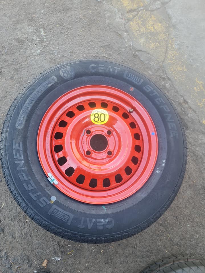 Renault Triber original marrie biscuit spare Tyre size 14