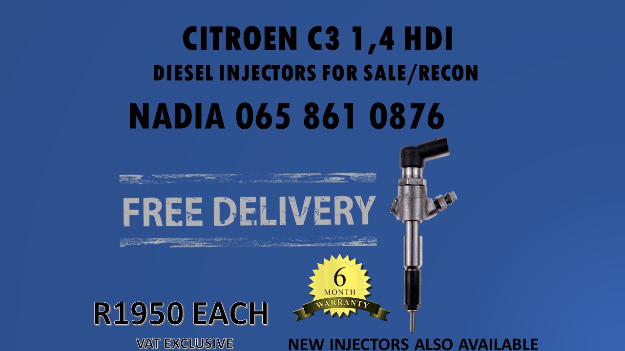 DIESEL INJECTORS FOR SALE FOR CITROEN C3 1.4 HDI - Private Seller DIESEL INJECTORS FOR SALE FOR CITROEN C3 1.4 HDI - Private Seller
