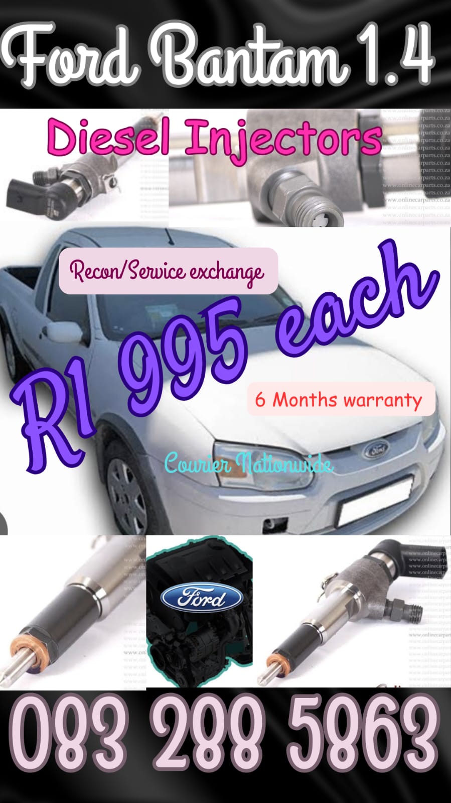 Ford Bantam 1.4 Diesel Injectors - Private Seller Ford Bantam 1.4 Diesel Injectors - Private Seller