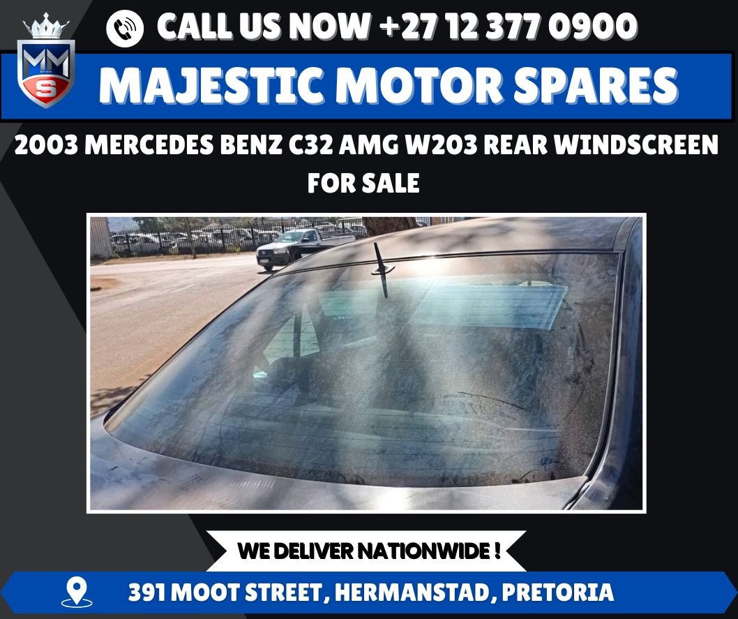 2003 Mercedes-Benz C32 AMG W203 Rear windscreen for Sale – (Second hand)