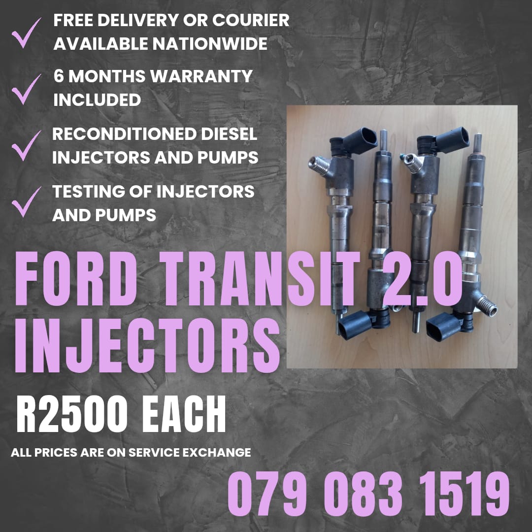FORD TRANSIT 2.0 INJECTORS FOR SALE WITH WARRANTY - Private Seller FORD TRANSIT 2.0 INJECTORS FOR SALE WITH WARRANTY - Private Seller