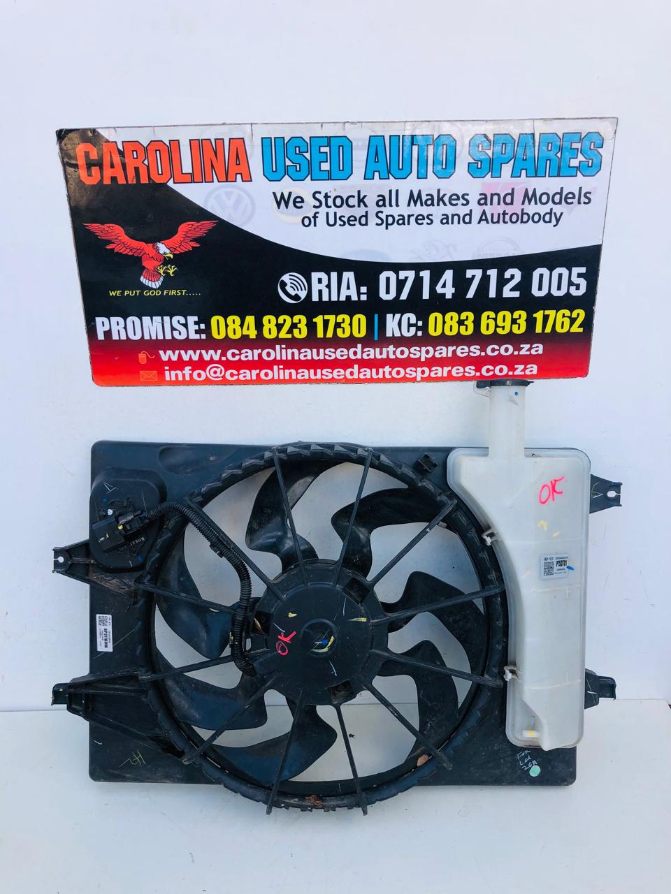 Kia Seltos radiator fan with water bottle - Private Seller