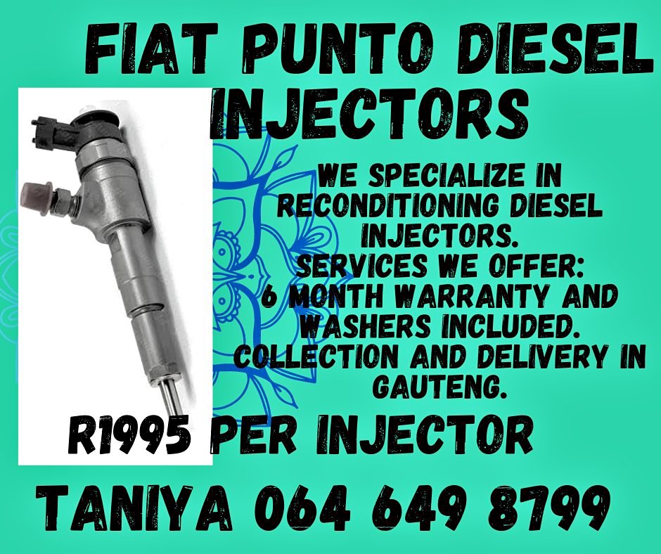 Fiat Punto Diesel Injectors To Recon/ Service Exchange - Private Seller Fiat Punto Diesel Injectors To Recon/ Service Exchange - Private Seller