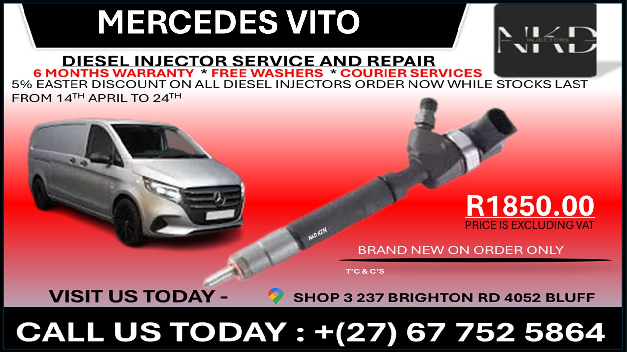 Mercedes Vito Diesel Injectors on recondition - Private Seller Mercedes Vito Diesel Injectors on recondition - Private Seller
