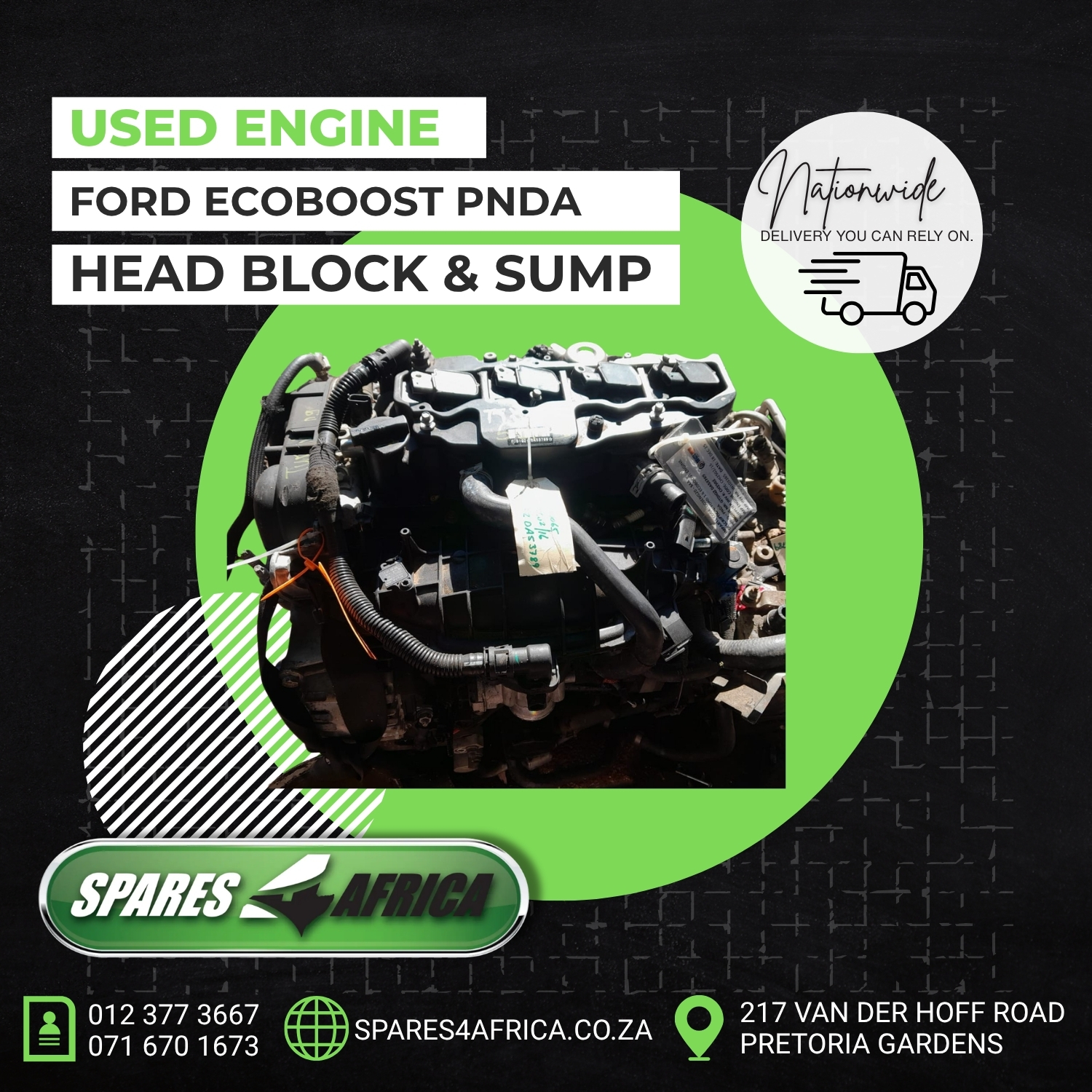 FORD ECOBOOST 1.6 PNDA ENGINE (USED) – FOR SALE - Private Seller FORD ECOBOOST 1.6 PNDA ENGINE (USED) – FOR SALE - Private Seller