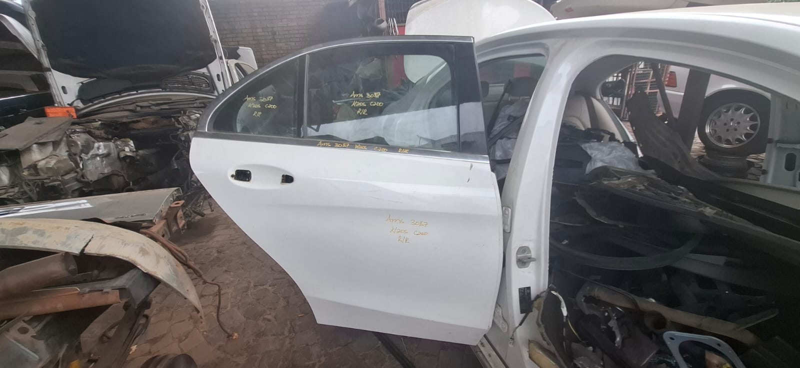 Mercedes C200 W205 Rear Door Shell for Sale (Second Hand)