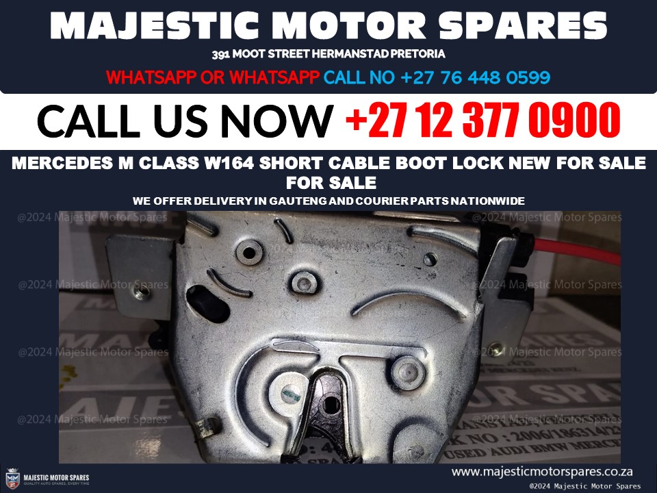 Mercedes W164 M CLASS boot lock – short cable for sale new - Private Seller Mercedes W164 M CLASS boot lock – short cable for sale new - Private Seller