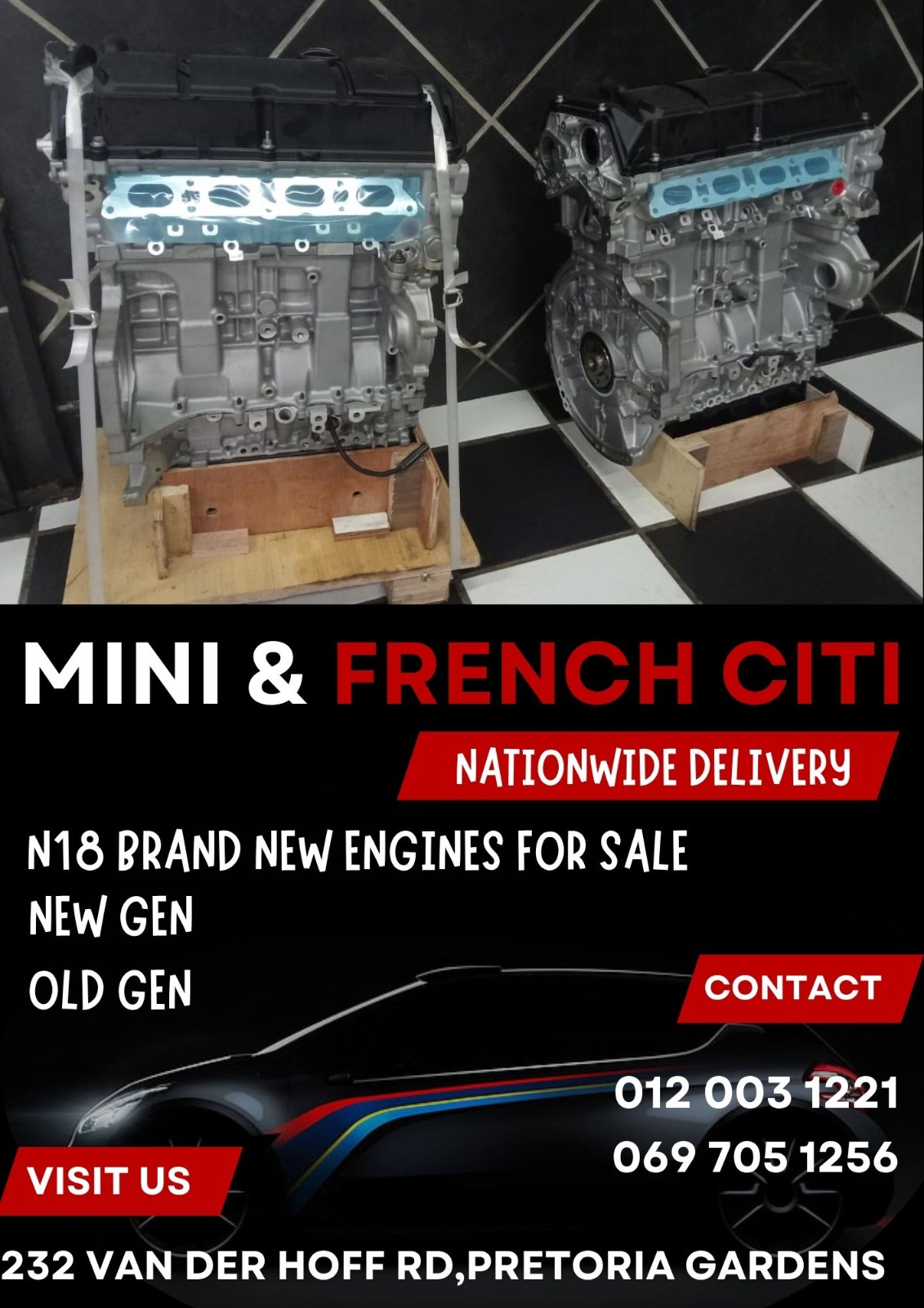 New 1.6L Turbocharged Petrol N18 Engine For Sale