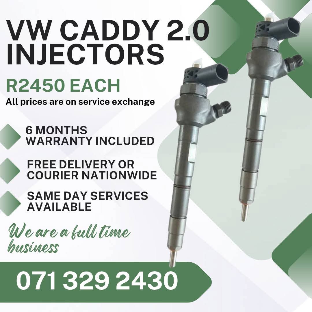 VW CADDY 2.0 INJECTORS FOR SALE WITH WARRANTY - Private Seller VW CADDY 2.0 INJECTORS FOR SALE WITH WARRANTY - Private Seller