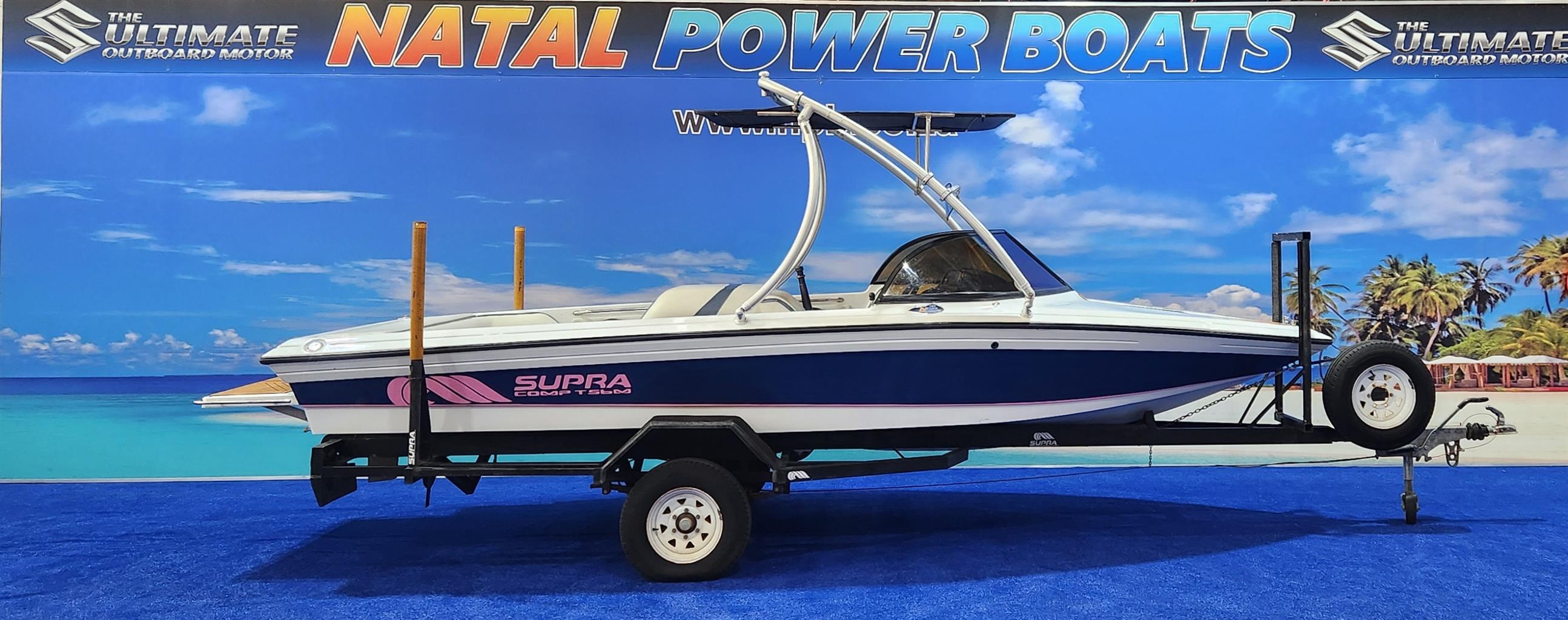 SUPRA 20 FT ON TRAILER 5.7 L FORD V 8 SUPRA 20 FT ON TRAILER 5.7 L FORD V 8