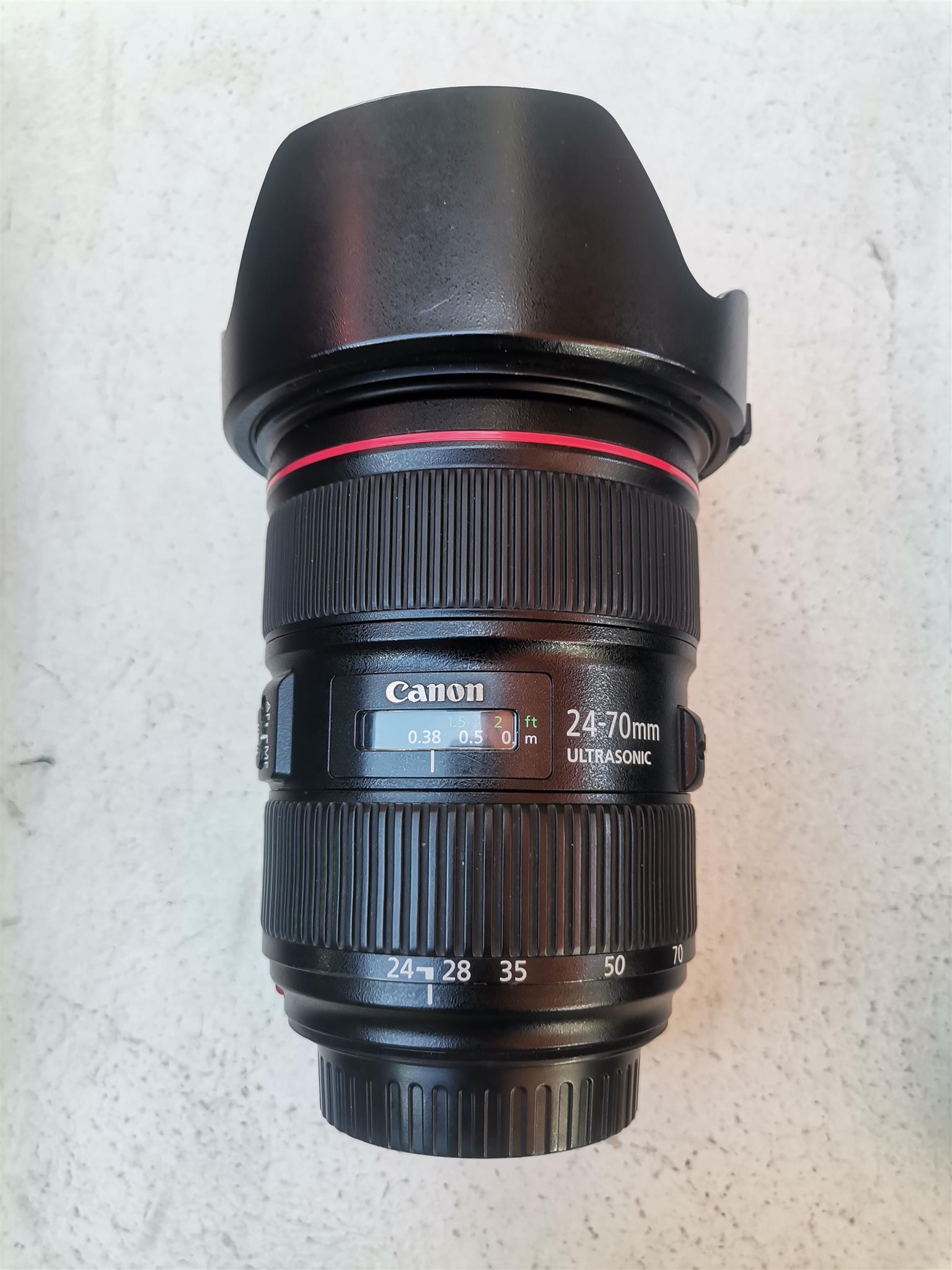 Canon lens 24-70 2.8 mark ii