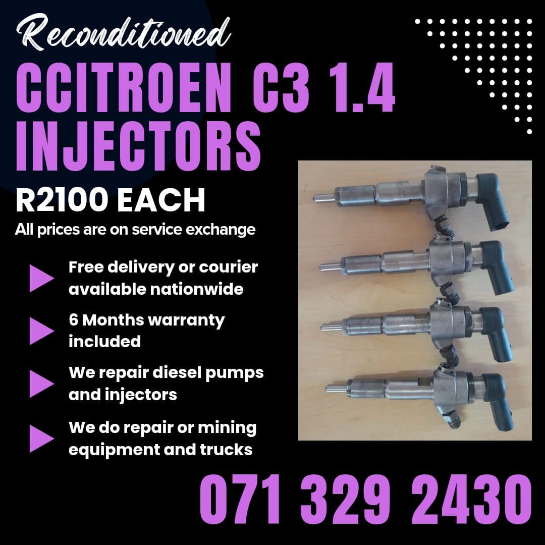CITROËN C3 1.4 INJECTORS FOR SALE WITH WARRANTY - Private Seller CITROËN C3 1.4 INJECTORS FOR SALE WITH WARRANTY - Private Seller