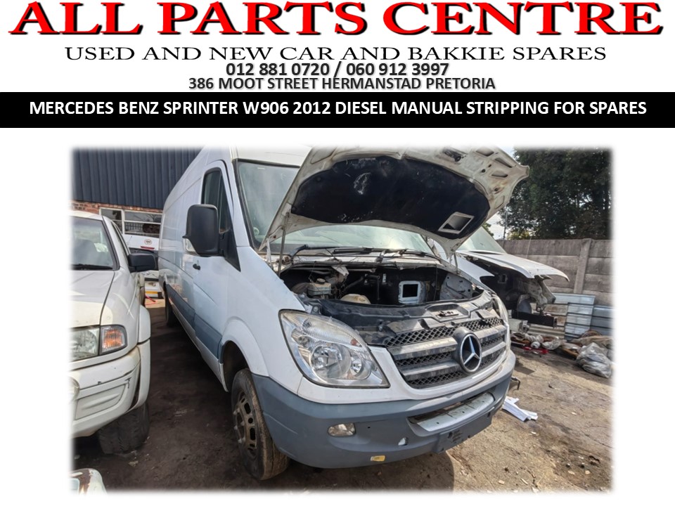 Mercedes-Benz Sprinter W906 2012 Diesel Manual Stripping for Spares