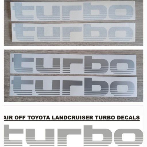 Toyota Land Cruiser TURBO decals stickers - Private Seller Toyota Land Cruiser TURBO decals stickers - Private Seller