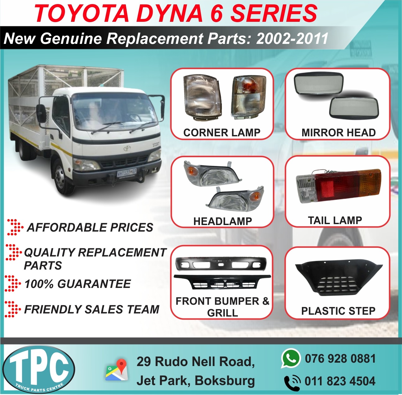 Toyota Dyna Camry Body Parts For Sale At TPC Junk Mail | atelier-yuwa ...