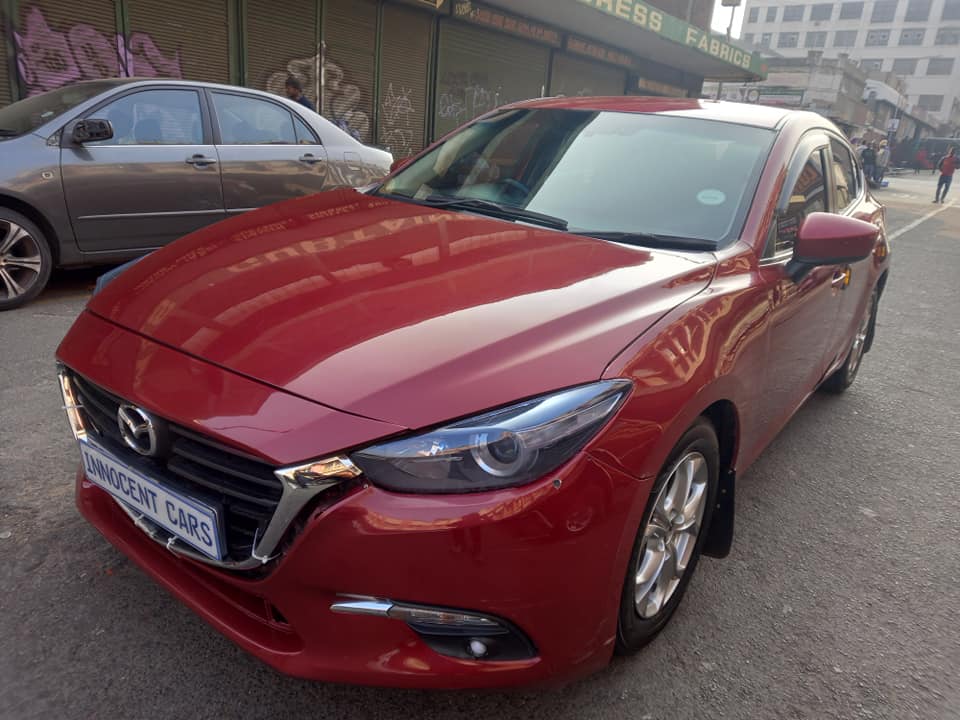 2014 MAZDA 3 1.6 PETROL ENGINE, MANUAL, MAROON COLOR, MILEAGE 118000KM