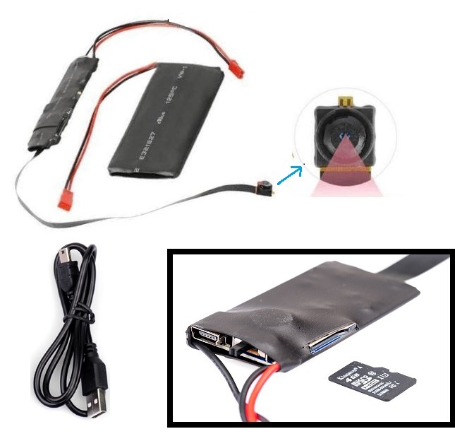 Miniature WiFi Spy Camera HD Video Recorder with Motion Sensor + Much More. NEW