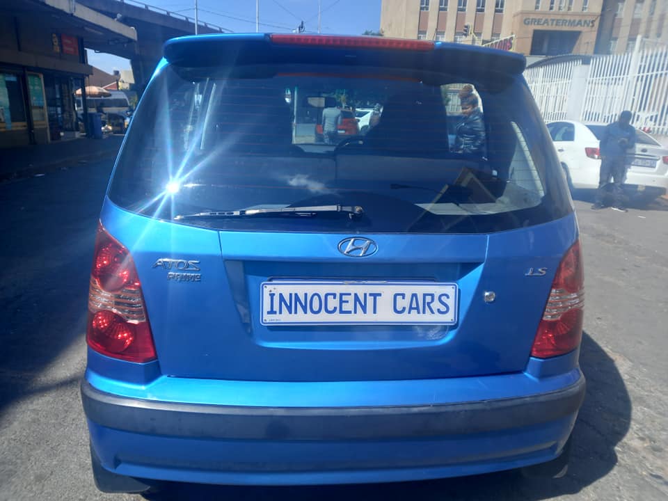 2007 HYUNDAI ATOS 1.1 GLS PETROL, MANUAL TRANSMISSION, BLUE COLOUR