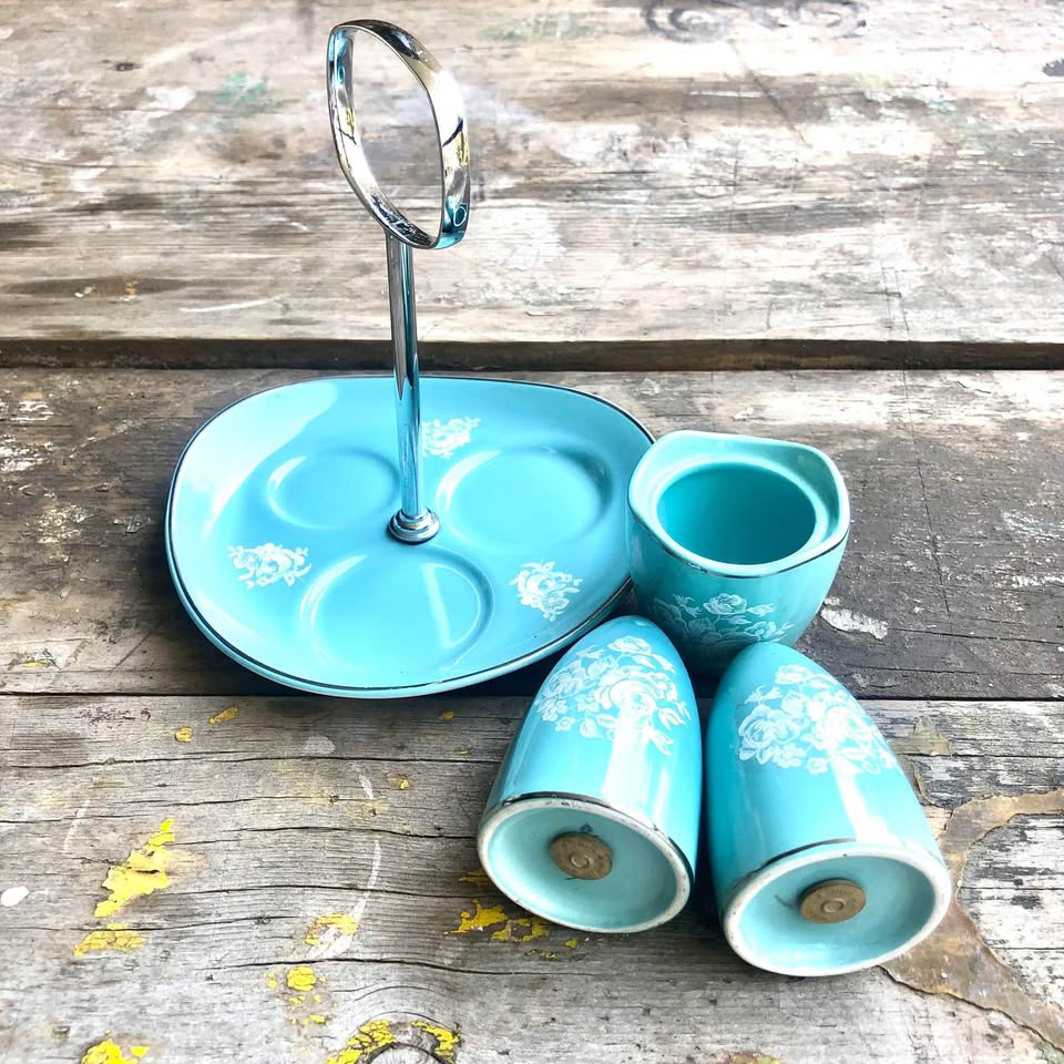 MIDWINTER STYLECRAFT CRUET SET - Salt, pepper & mustard set from Staffordshire England